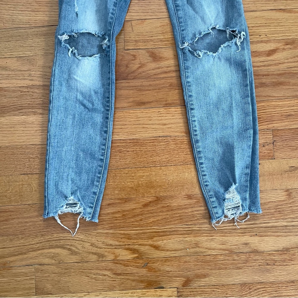 Garage Distressed Ripped Skinny Jeans - Picture 4 of 6